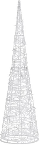 vidaXL Piramide Decorativa Cono di Luce LED Acrilico Blu 90 cm