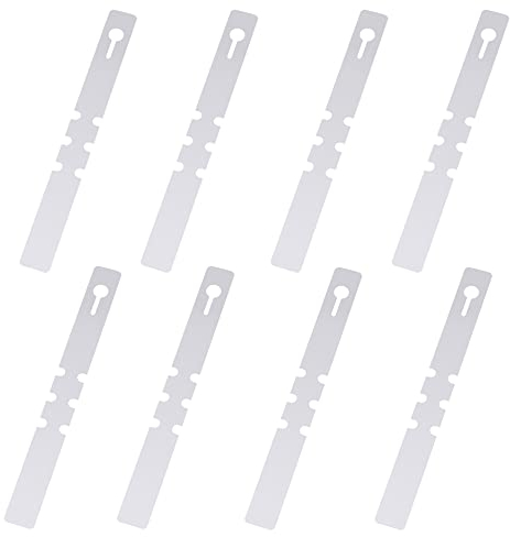Etichette per Piante etichetta da 100 Pezzi Avvolgenti Impermeabili per Giardino (Bianco, 2x20 cm)