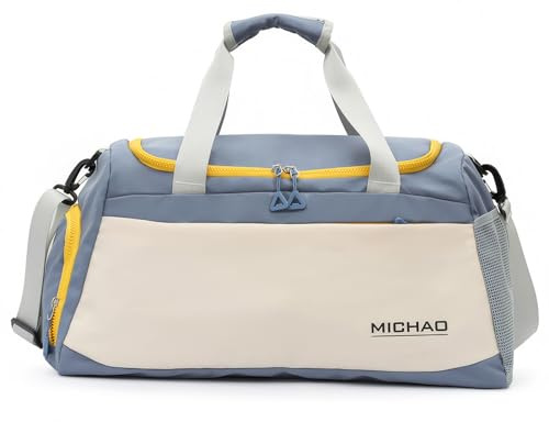 Borsa da nuoto e palestra, grande sportiva da donna, viaggio e fitness, 52 x 24 x 27, Weekende, ospedale, XL, Blu, sportivo