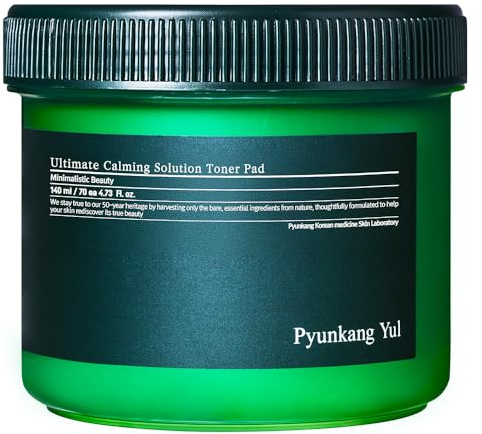 Pyunkang Yul PKY Ultimate Calming Solution Toner Pad for Sensitive Skin with Patented Ingredients, Intensely Calms & Soothes Rednes with CICA & Tea Tree, Korean Skincare (70 Pads)