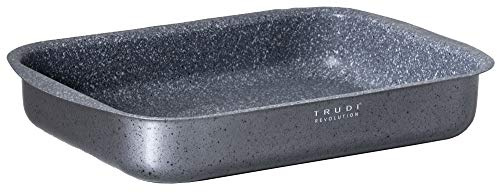 Aeternum Y0F3LS0003 Trudi Revolution Lasagnera (Roaster) 35x25 cm, Adatta al Forno, Alluminio, Grigio