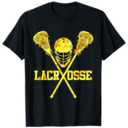 Lacrosse Tie Dye For men women Girls boys Lax Helmet Sticks T-Shirt