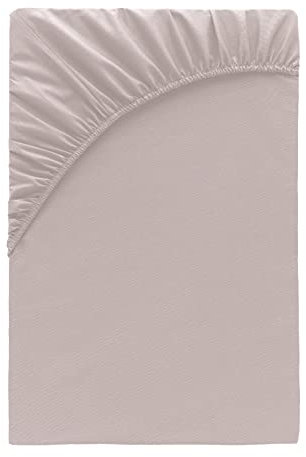 Class Home Collection Spannbettlaken 140x200cm - 160x200cm Jersey Baumwolle Beige