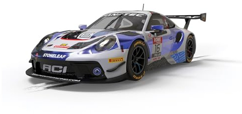 Scalextric C4522 Porsche 911 Gt3 R Aci Motorsport Cars, Campionato Mondiale Sport, Endurance