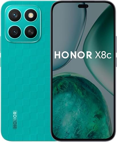 HONOR X8c Smartphone 8GB RAM 256GB ROM | 6.7 AMOLED 120Hz Display, 108MP Camera, Android 15, Dual SIM, 5000mAh Battery, 35W Fast Charging, Google Play (Marrs Green)