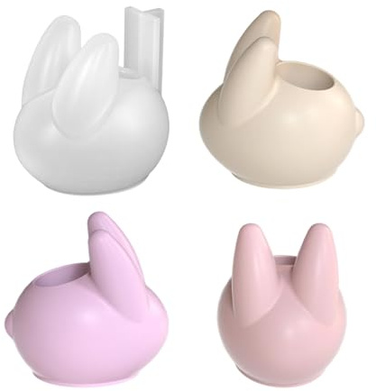 Moldes de silicona para Pascua, molde de moldeo de calidad alimentaria de liberación fácil para - moldes de moldeo para velas de Pascua, para yeso epoxi y arcilla aromaterapia