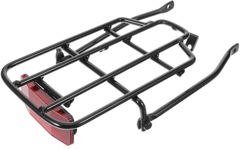 OHPHCALL Electric Bike Rear Rack Metal Carrier Folding Design 14 16 Inch Suitable for Adult Cyclists and Boys for Travel and Commuting