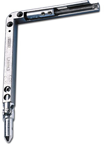 Eckwinkelgetriebe für Knickkurbel, Stahl verzinkt, 1 Stück | passend zu GEZE Oberlichtöffner OL 90 N / OL 95 für Fenster