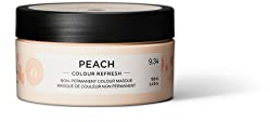 Maria Nila Colour Refresh, Peach 100 ml, Pfirsichfarbene Haarmaske, Semi-permanente Pigmente,