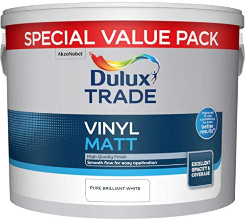 Dulux Trade 7.5L Vinyl Matt Special Value Pack - Pure Brilliant White Finish
