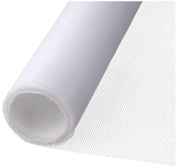 FERRETERIA LEPANTO Tela mosquitera por metros, para puertas y ventanas, telar FIBRA DE VIDRIO GRIS, BLANCA o NEGRA, mosquiteros tamaño a elegir (120x250cm, Blanco)