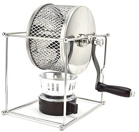 Headerbs Torréfacteur à café – Acier Inoxydable avec Fenêtre D'observation, capacité de 200 à 250 G pour la Maison, L'entreprise, Le café