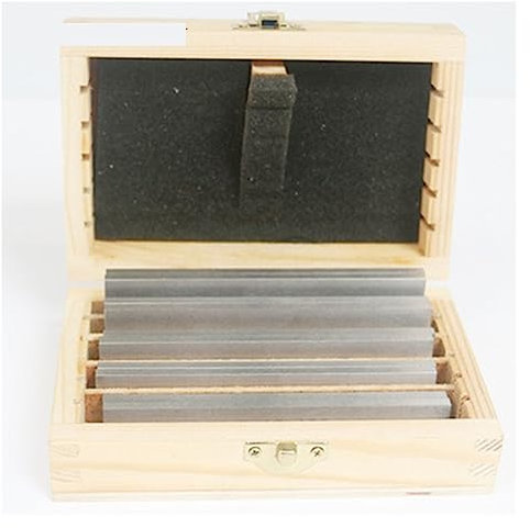 Bloc de jauge, 6 paires 12 pièces bloc de jauge de tampon parallèle en acier allié CNC jeu de tampons de fraisage 120mm X (10-35Mm) for latte de fraiseuse étau Pour fraiseuse, perceuse à colonne