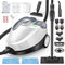Dampfreiniger, Steam Cleaner 28 Zubehörteile 1,5 L 2000W, 4 bar Dampfdruck, arretierbarer Dampf, Dampfreiniger Boden zum Entfernen von Schmutz und Fett auf Böden, Polstermöbeln und im Bad