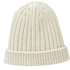 Neiwech Cotton Baby Beanie Hat Infant Newborn Toddler Winter Knitted Warm Skull Caps for Boys Girls 0-6 Months White