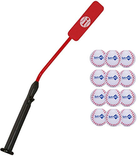 INSIDER Bat Size 6 (Alter 12 und unter) & überall Ball komplett Baseball Softball Schlagtraining Kit