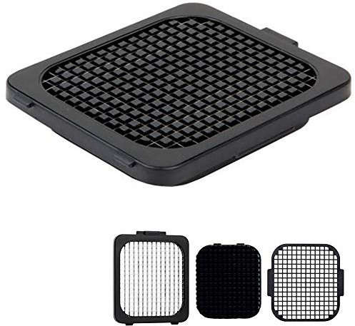 Alligator Messerersatzset 6x6 mm für Gemüse, Obst-Schneider/-Würfler, Edelstahl