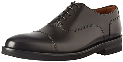 Lottusse L6591 Oxford Puntera Recta, Hombre, Negro, Ebony Negro, 42EU (8)