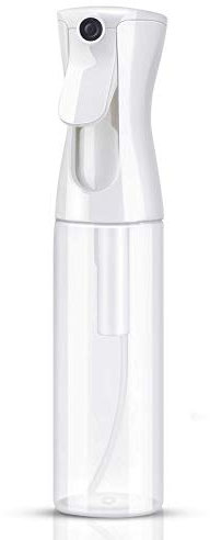 Uervoton Flacons pulvérisateurs continus Ultra Fine Mist Bouteilles d'eau vides Coiffeur Spray Bouteilles Salon Coiffeur Outil de Cheveux Pulvérisateur d'eau 300 ml Transparent