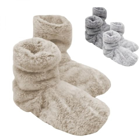 Vivezen - Boots, Bottes, Chaussons Chauffants Micro Ondes déhoussables - du 36 au 43 - Plusieurs Coloris