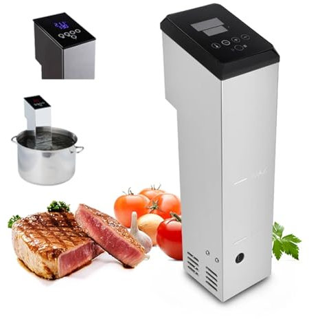 Sous Vide Precision Cooker, 1550W Immersion Circulator with LED Display & Timer, Ideal for Home Chefs and Commercial Kitchens