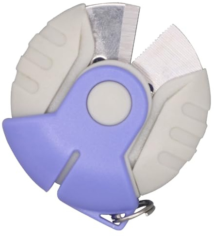 Ishing - Cortador de líneas trenzadas multifunción, pequeñas, redondas, tijeras de pesca, accesorios de aparejos de pesca, diseños de accesorios