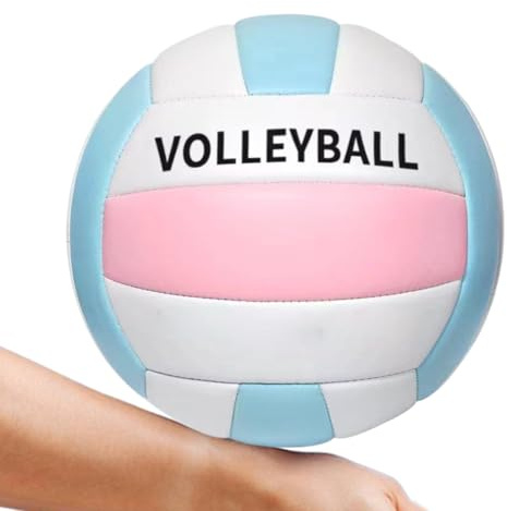 Soft Touch Volleyball Official Size 5 Beach Volleyball 20cm Waterproof Volleyballs Touch Recreational Ball For Indoor Outdoor Grass Park Sand Backyard Beach School Court Team Sports Training