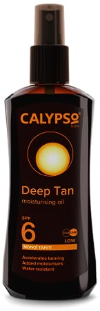 Calypso Deep Tanning Oil Spray SPF6 Monoi Tahiti