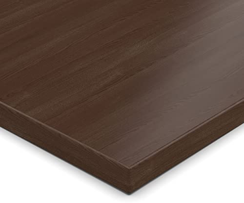 AUPROTEC 19mm Spanplatte Zuschnitt Eiche Piemont Mokka melaminharzbeschichtet Länge bis 200cm Dekorplatten Zuschnitte mit Umleimer Auswahl: 120 x 40 cm (ABS Kante komplett)