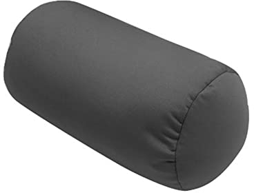 Nackenstützkissen Mikroperlenrollkissen Schlafkissen Kopfstütze Halskissen Lange Nackenrolle Kuschel Maxx Relaxkissen Kinder Auto Für Reisen Schlafen Bad Bett Massage Yoga Beinstütze (Grau)
