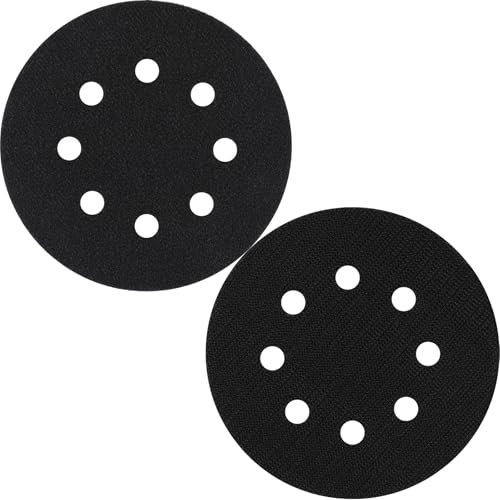 Shineboc 2 Pz. Proteggi-platorello, Ø 125 mm, Accessori levigatrici rotoorbitali- 8 fori