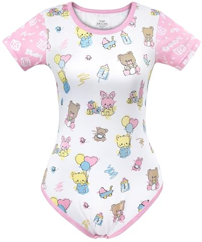 LittleForBig sidensparkdräkt Onesie pyjamas bodysuit – baby Cuties sparkdräkt