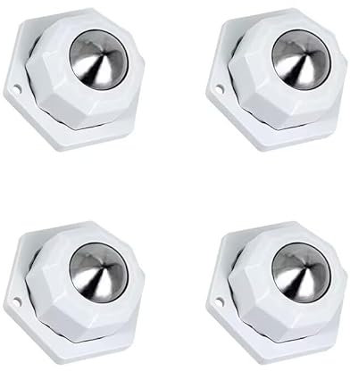 Ruote girevoli autoadesive per mobili pesanti 360°, carico 150kg (4 pezzi)