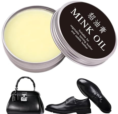 Yaztauho Leather Care Cream | Leather Recoloring Balm with Mink Oil,for Restoring and Refurbishing Boots, Car Seats, Bags and Shoes