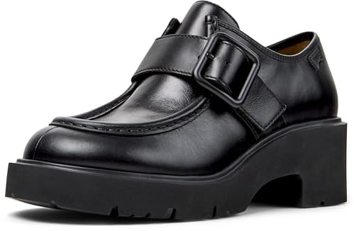 Camper Milah K201930 Monk Strap, Black 001, 40 EU, Black 001, 40 EU