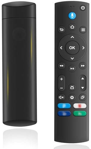 Effdrdfs Ersatz-Sprachfernbedienung mit Voice (4 Gen) Anwendbar Auf Am-z Fir-TV Stick (2nd Gen & 3rd Gen),TV-Stick 4K/4K Max,TV-Stick Lite,TV-Stick HD, TV Cube (2nd Gen & 3rd Gen)