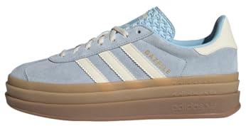 Adidas Gazelle Bold Baskets pour Femme, Bleu Ciel Clair crème, 40 EU