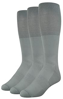 Amazon Essentials Calcetines de Fútbol, Corte Atlético hasta la Pantorrilla con Amortiguación por Zonas y Soporte para el Arco Mujer, 3 Pares