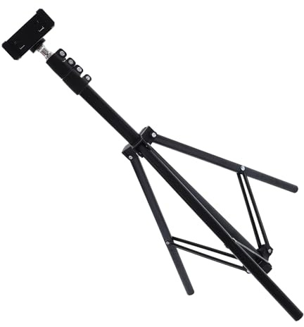 Levemolo Supporto per Proiettore Regolabile Treppiede Portatile 1,7 M Mensola per Proiettore, Stativo Pieghevole per Fotocamera e Videoproiettore, Accessori per Esterni Custodia