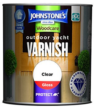 Johnstone's Woodcare Outdoor Yacht Varnish - Clear 250ml