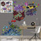 XXL Wandtattoo Graffiti Set verschiedene Motive| Kinderzimmer Aufkleber bunt Wanddeko urban street art Jugendzimmer