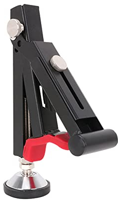 Motorrad Ständer,Motorrad-Hebebühne für Hinterrad und Vorderrad, einfach und tragbar, dritte Generation für die meisten Motorrad-Räder, rot