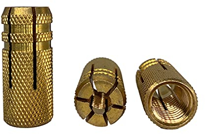 (10 Stück) Messing Einschlagdübel M14 x 41 mm, Spreizbolzenhülse, Beton Mauerwerk Ziegelanker, Spreizdübel (10, M14 x 41 mm)