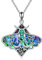 VONALA Goth Moth Halskette für Frauen Sterling Silber Luna Moth Geschenke mit keltischem Mond Schmuck für Frauen Mädchen
