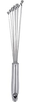 ETZRYSYB Frusta a sfera in acciaio inox per cucinare, mescolare, sbattere, mescolare, mescolare con gancio