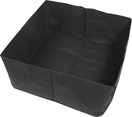 Toddmomy 300 pièces de Plantation Feutre Non Tissé Réutilisable Noir Contenant Respirant Épais pour Légumes Fleurs Balcon Jardin et Ferme