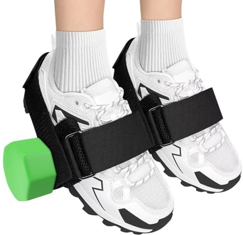 Dumbbell Foot Attachment- Adjustable Ankle Weights Strap for Leg Workouts, Home Gym Equipment - Perfect for Hamstring Curl, Shin Splint Relief, Monkey Feet Weight Lifting - Leg Weights for2 Men & Women