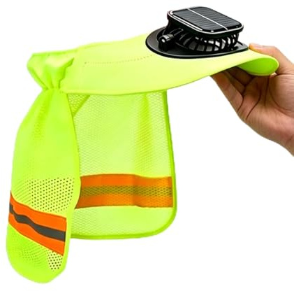 Protector Solar para Casco De Seguridad - con Ventilador Solar Y Visera | 270g Sombrero De ala Ancha Protector Solars | Equipo De Protección UV Alta Temperatura para Industria Campamento