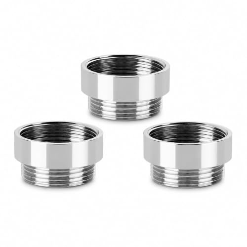 Fortunix 3PCS M26 to M22 Faucet Adapter, Internal External Thread Converter | Faucet Aerator for Kitchen Sink, Hose Adapter for Kitchen Tap, Tap Hose Adapter Connector, Thread Pipe Fitting