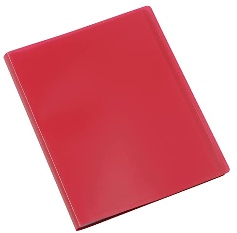 Viquel - Protège documents 80 Vues (40 pochettes) - Reliure Format A4 ESSENTIEL - Fabriqué en France - Rouge